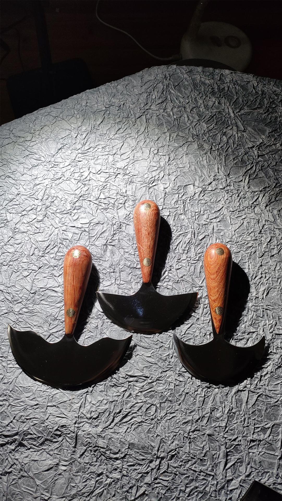 半圆刀手工diy皮革皮具专用开料裁皮刀手推刀切割削薄 88 105 120