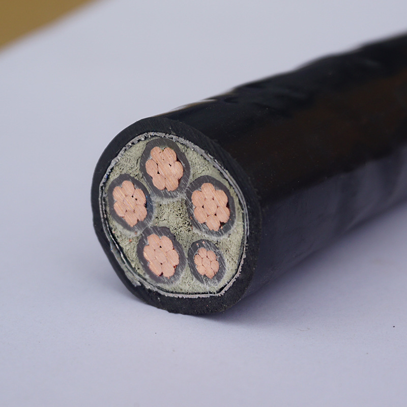 欣朋润国标5芯铜芯铠装电缆yjv22 4×25 1×16电力照明直埋电缆