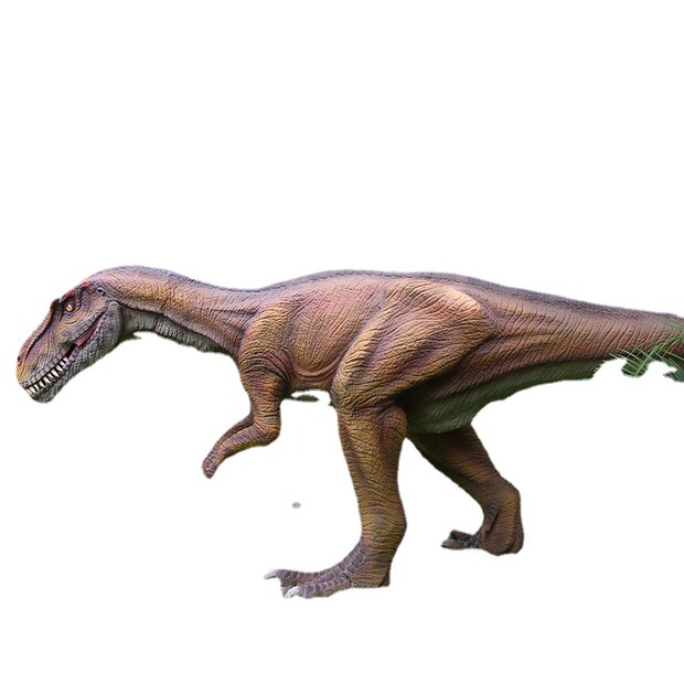 自贡大型仿真异特龙景区观赏恐龙电动雕塑模型厂家接图定制租赁