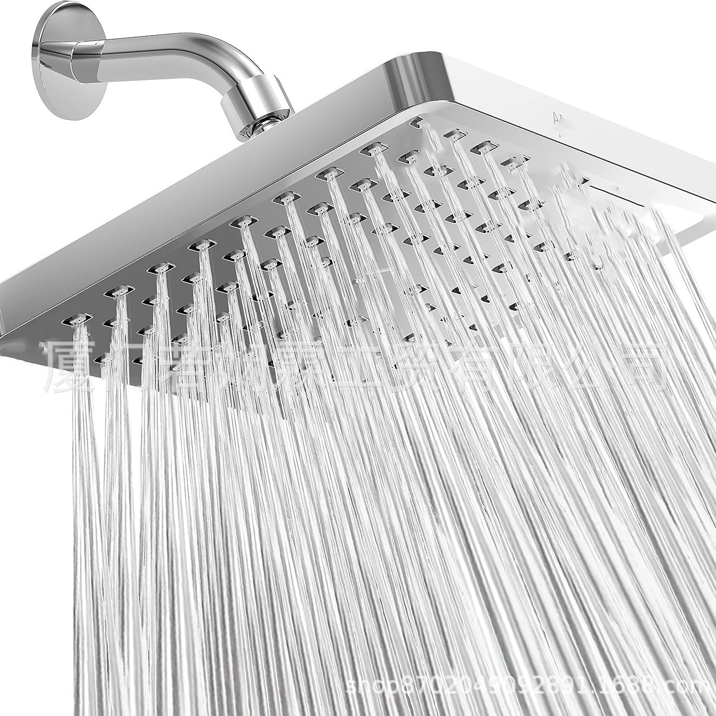 亚马逊外贸批发6寸方形浴室淋浴顶喷花洒头abs电镀花洒喷头-阿里巴巴