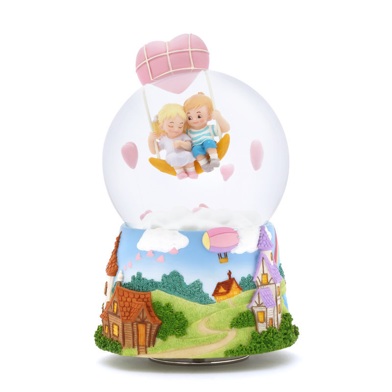 jarll赞尔两小无猜-怦然心动水晶球音乐盒 生日七夕情人节礼物