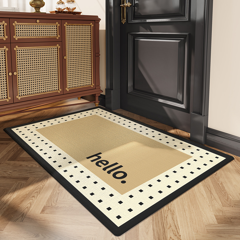 跨境现代简约入户门地垫家用玄关刮泥除沙门垫耐磨耐
