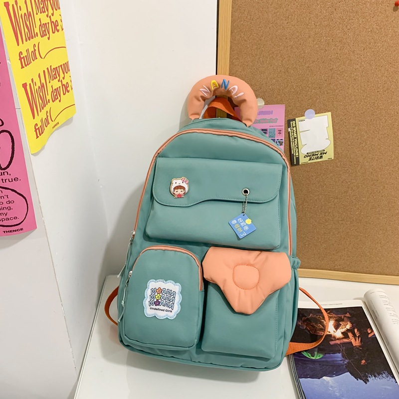 Schoolbag Female Ins College Style Middle School Student Junior High School Backpack Cute Girl Backpack