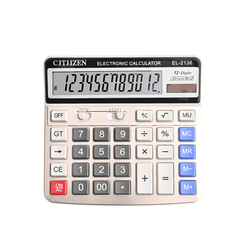 Solar Calculator Computer Button Calculator Financial Office Dedicated Large Screen Calculator Wholesale