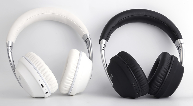 anc蓝牙降噪耳机立体声隔音音乐可通话耳麦带话筒可旋转折叠便携