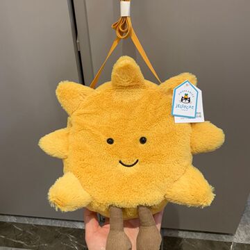 原jellycat太阳花包包斜挎包可爱少女单肩包毛绒造型包生日礼物