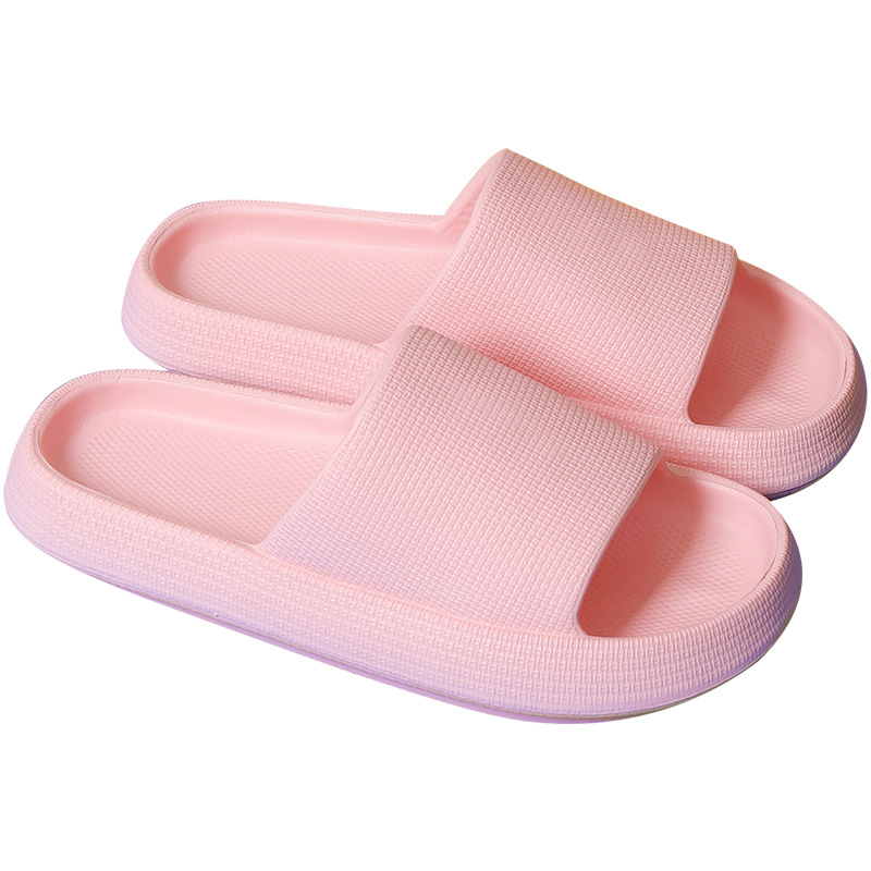 Men's Home Slippers Home Shit Feeling Home Sandals Women's Wholesale Summer Indoor Non-Slip Thickened Base Support Shoes