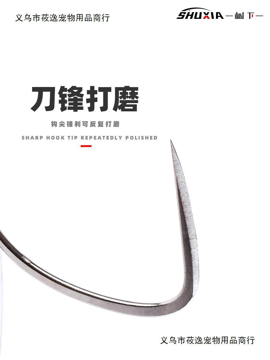 防挂底三角锚钩大号特大刀锋三爪三锚钩钓鱼锚鱼钩带铅单锚钩