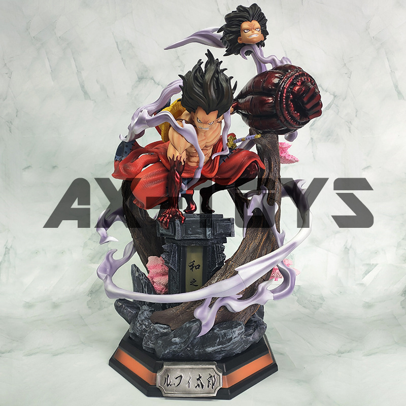 海贼王 gk 天瞳 和之国 十人团 蛇人路飞 场景 雕像模型盒装手