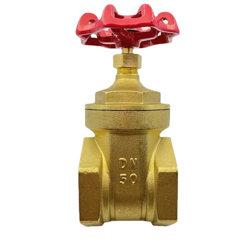 玉环阀门黄铜闸阀工程闸阀开关加厚手动闸阀批发4分2寸dn50