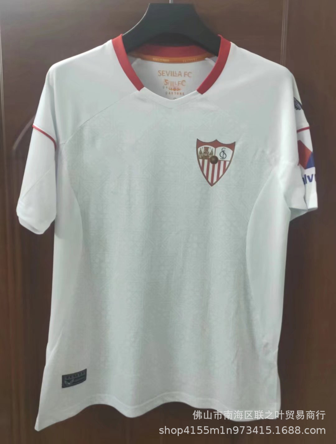 22/23新款塞维利亚主场球衣 10拉基蒂奇5奥坎波斯 冷门短袖足球服