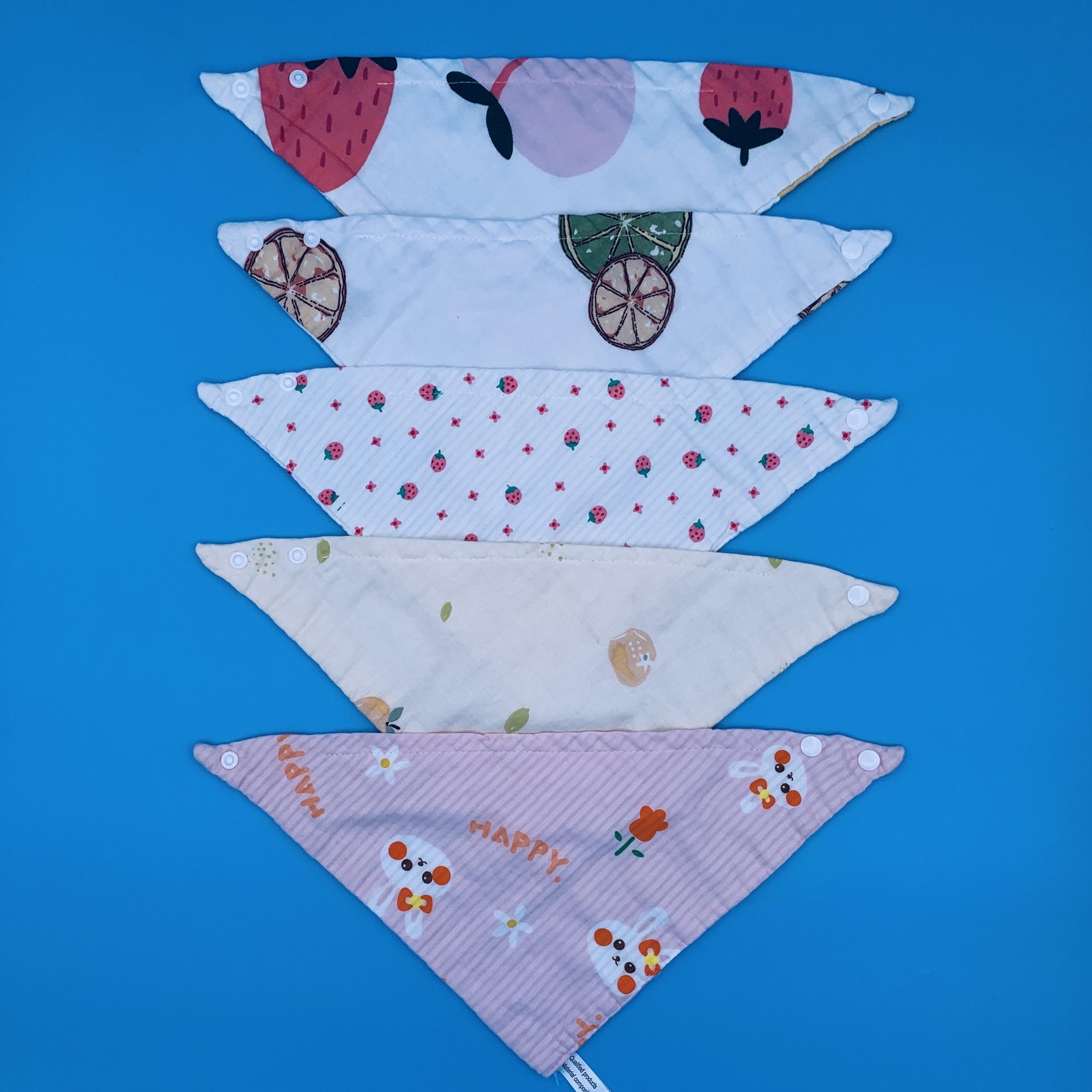 Six-Layer Gauze Baby Bandana Bibs Cotton Baby Saliva Towel Baby Bib Kids' Bib plus-Sized Wholesale