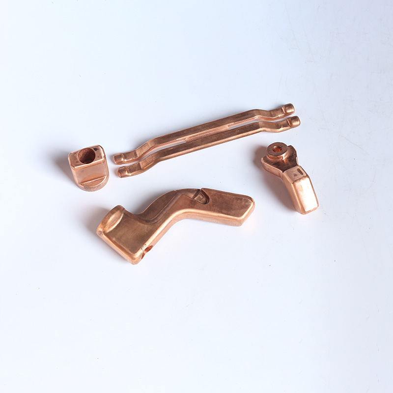 静触头紫铜件冷锻件铜触头高压真空断路器中置柜配套高压静触头