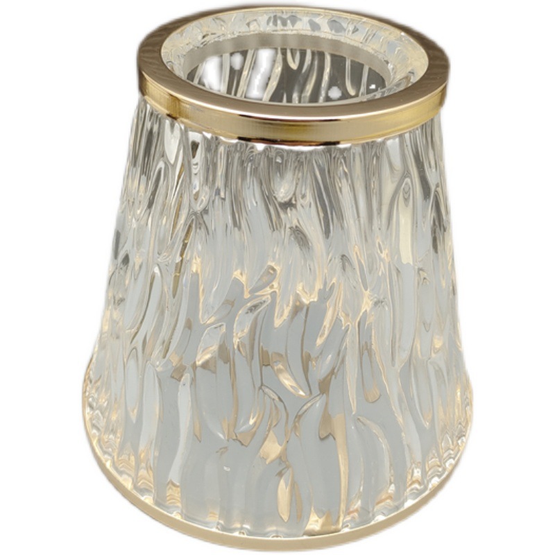 恒大水晶玻璃灯罩e14小螺口e27台灯壁灯客厅吊灯灯具外壳配件大全