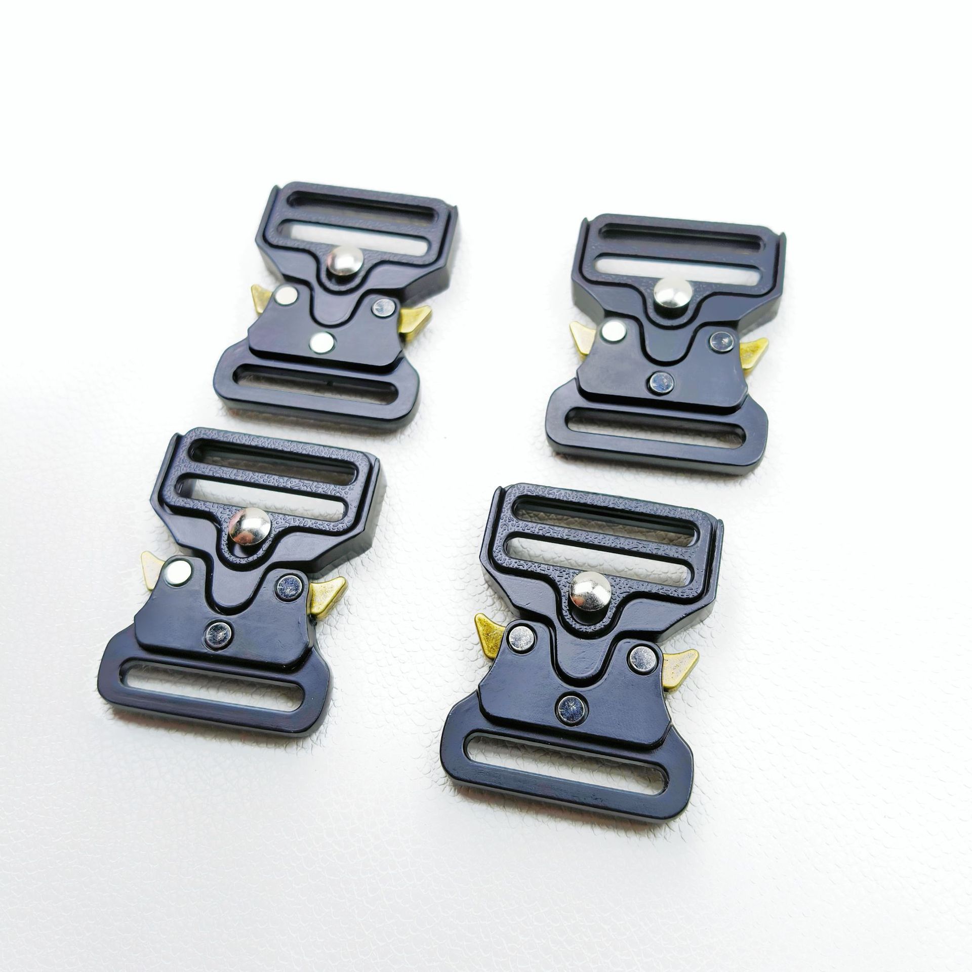 锌合金电泳腰带扣 眼镜蛇战术插扣 箱包配件金属卡扣 织带调节扣