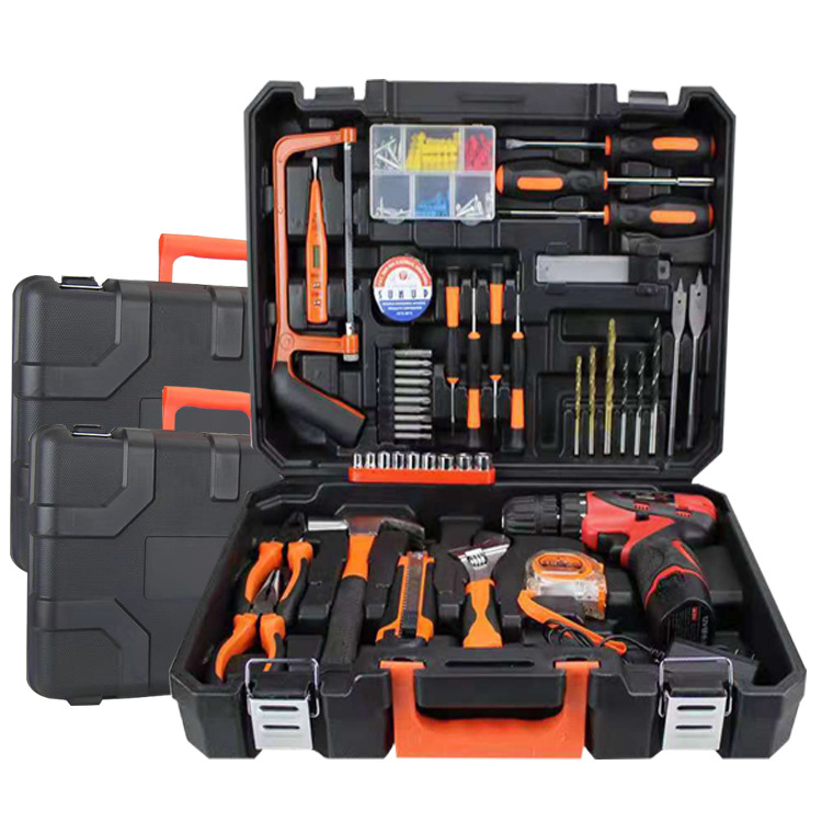 Household Hardware Kits Lithium Electric Drill Sets Car Repair Tools Hand Tools Specialist Engineer Sets