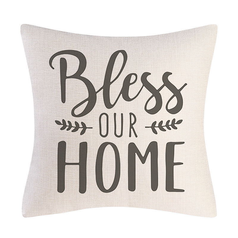 Cross-Border Home Decoration Cushion Spring Pillow Plant Garland Light Color Printing Amazon Outdoor Pillowcase Combination