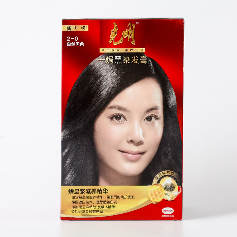 施华蔻光明一局黑一焗棕染发膏(100g 100g 7g*5)盖白发染发霜