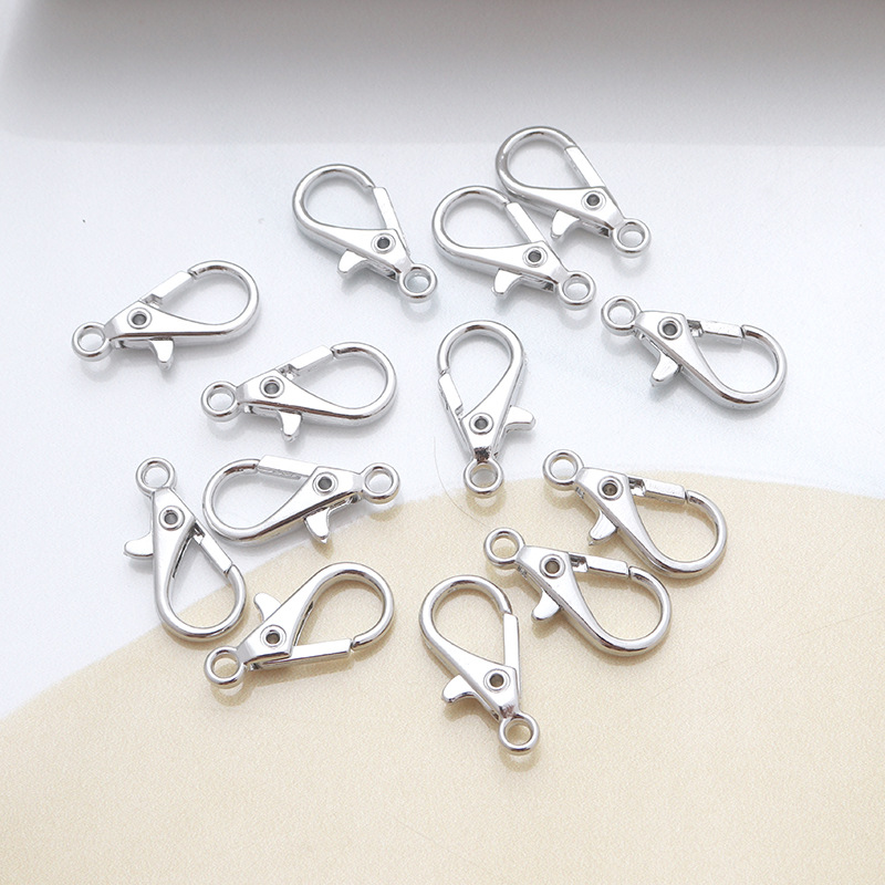 龙虾扣26mm银色鱼嘴扣钩扣手工diy毛绒服饰箱包饰品挂扣 厂家直销