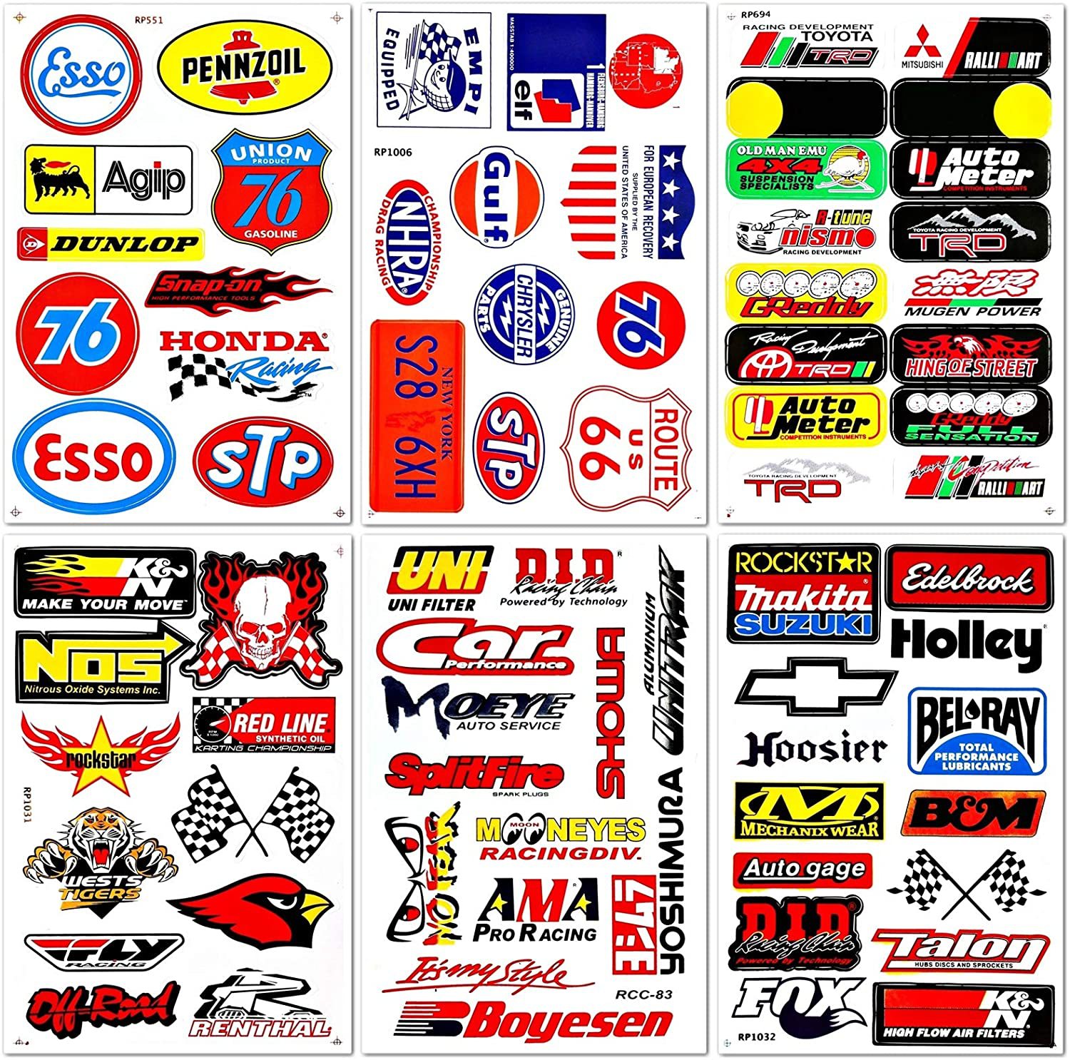 亚马逊赛车贴纸 摩托车图形乙烯基贴纸 头盔车贴 防水工艺可定制