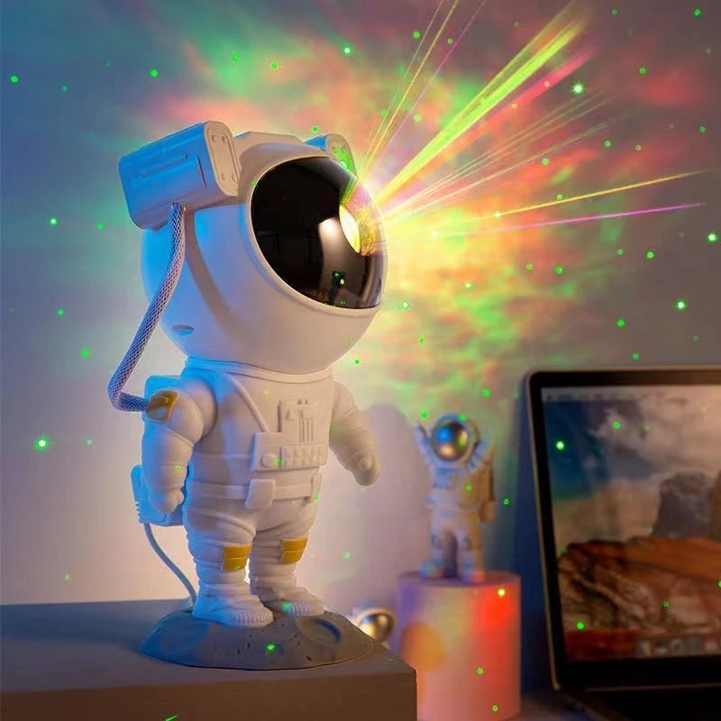 Cross-Border Astronaut Starry Sky Projection Lamp Starry Sky Bedroom Ceiling Lamp Spaceman Decoration Starry Sky Lamp