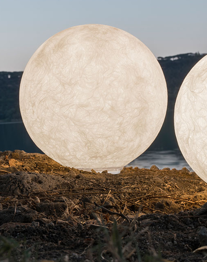 月球灯台灯户外公园花园草坪创意月亮工装展厅咖啡厅庭院落地灯具