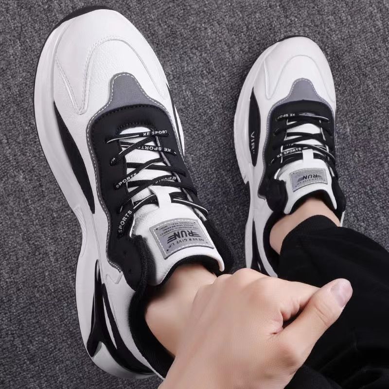 Men's Shoes Spring New Student Fashionable Shoes Fashion Korean Breathable Casual Shoes Foreign Trade Wholesale Men's Shoes Men's Sneakers