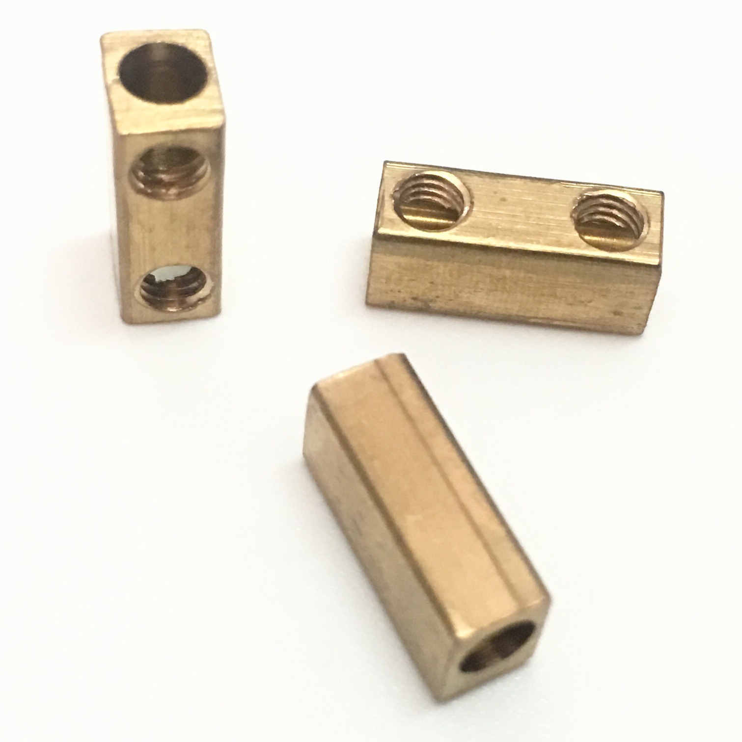 马蹄型半圆加厚壁四方镀镍铜接线柱 电线连接件 纯铜粒端子