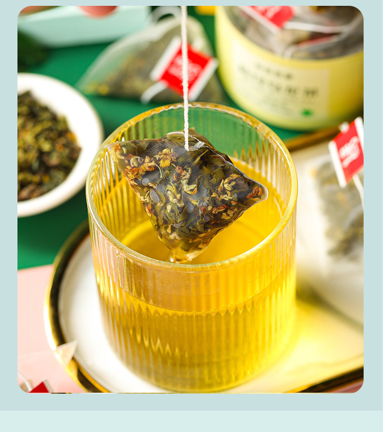 治世世家桂花乌龙茶组合花草茶调味茶即泡袋泡茶厂家批发一件代发