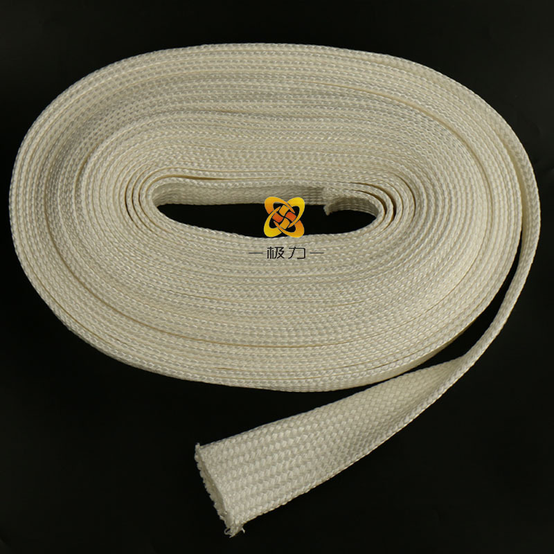 uhmwpe耐磨防割绝缘护套抗uv电线电缆保护套大力马耐酸碱编织套管