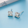 莫桑石1克拉S925银镀18K金简约公主方莫桑钻耳钉带证书厂家直供|ms 莫桑石1克拉S925银镀18K金简约公主方莫桑钻耳钉带证书厂家直供|ms