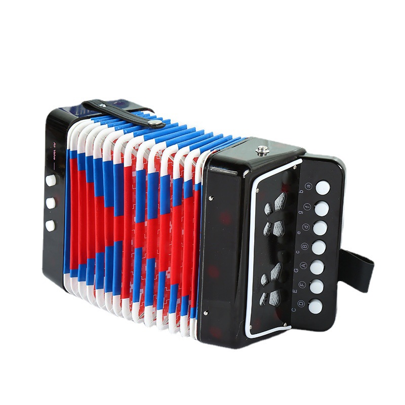 SOURCE Manufacturer 7 Key 2 Bass Accordion Children's Toy Accordion Children's Enlightenment Musical Instrument