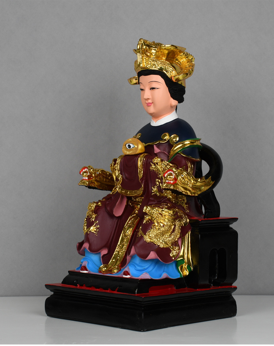 树脂眼光娘娘像 眼王奶奶 眼睛圣母惠照明目元君神像道教女神摆件