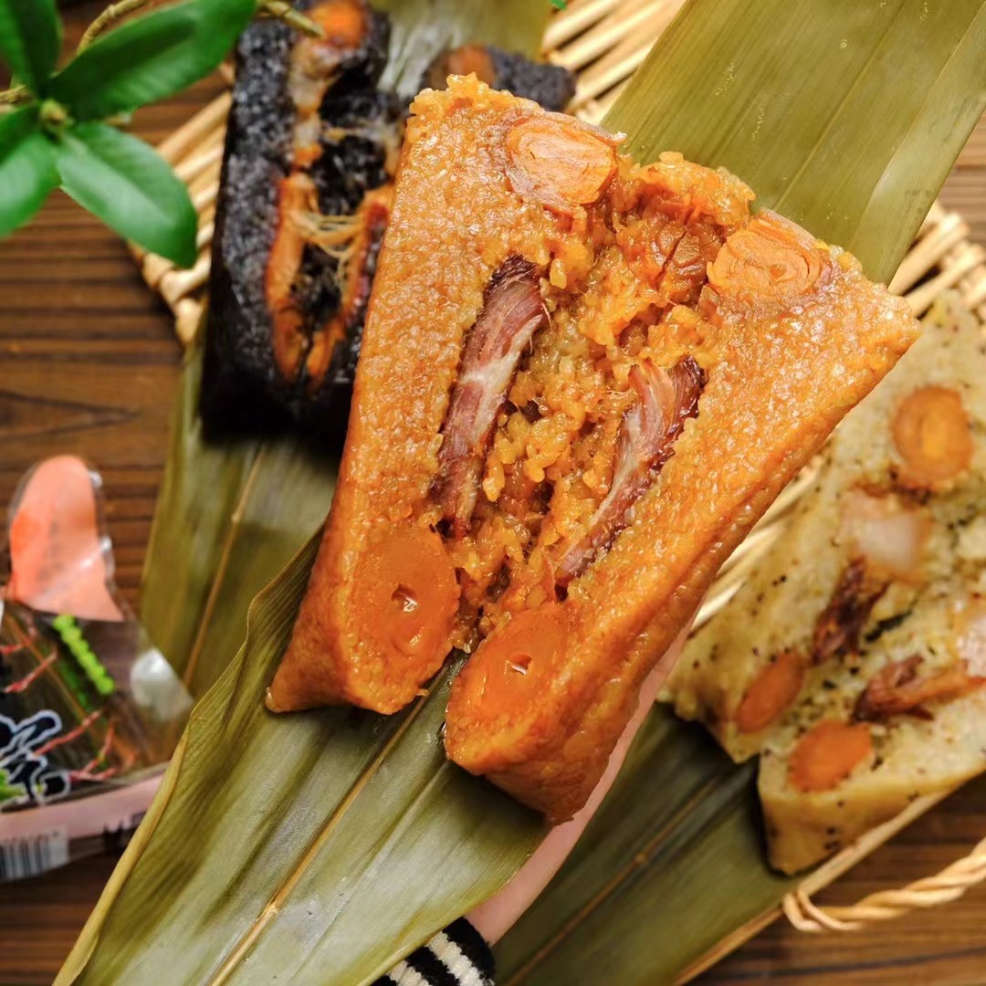 端午粽子七龙珠蛋黄肉粽礼盒装双龙珠霸王棕网红五花肉棕厂家批发