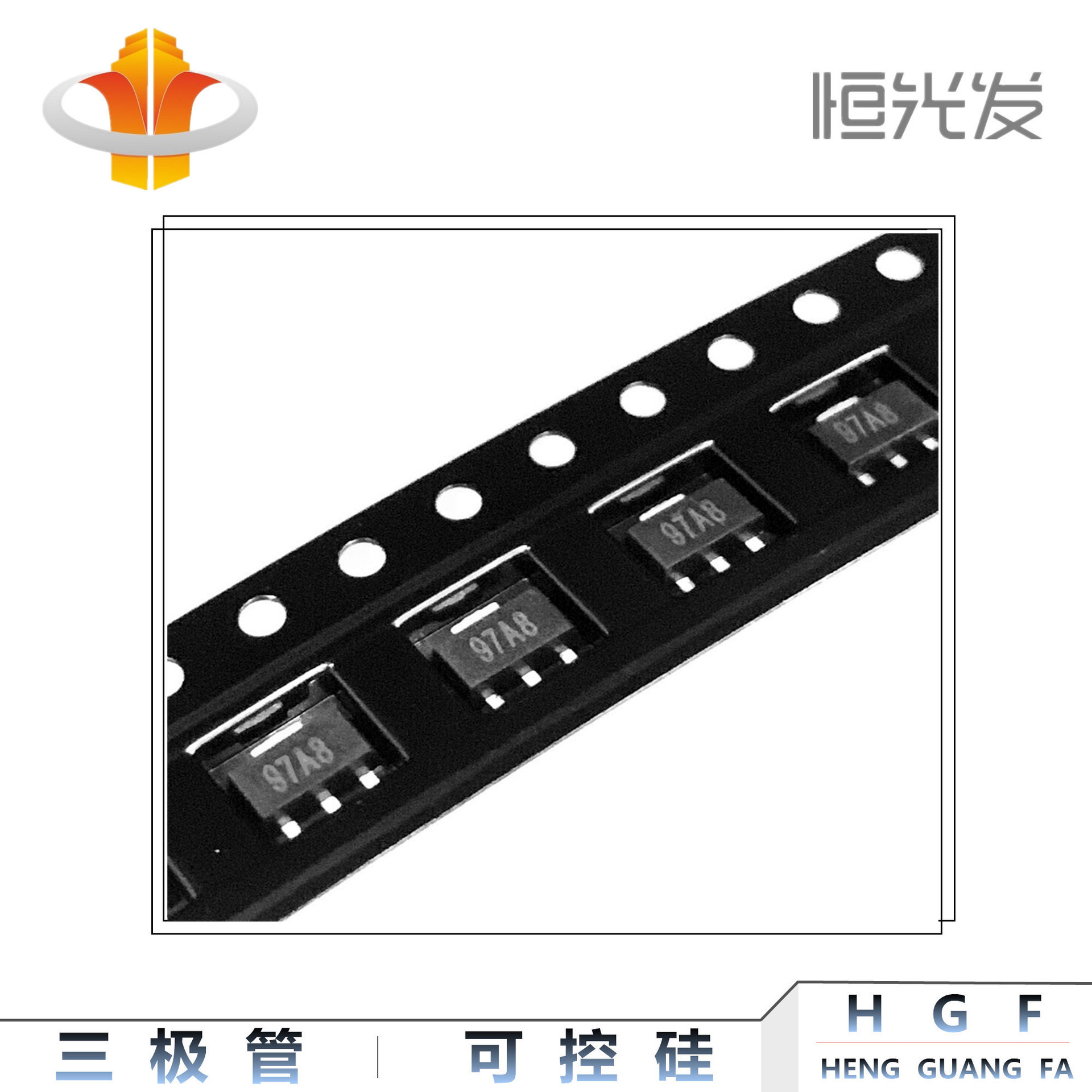 mac97a8 双向可控硅 sot-89系列 97a8 贴片 全新 现货