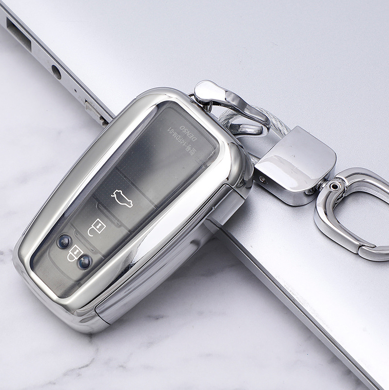 汽车钥匙包适用于丰田凯美瑞奕泽新亚洲龙chr普拉多皇冠钥匙套壳