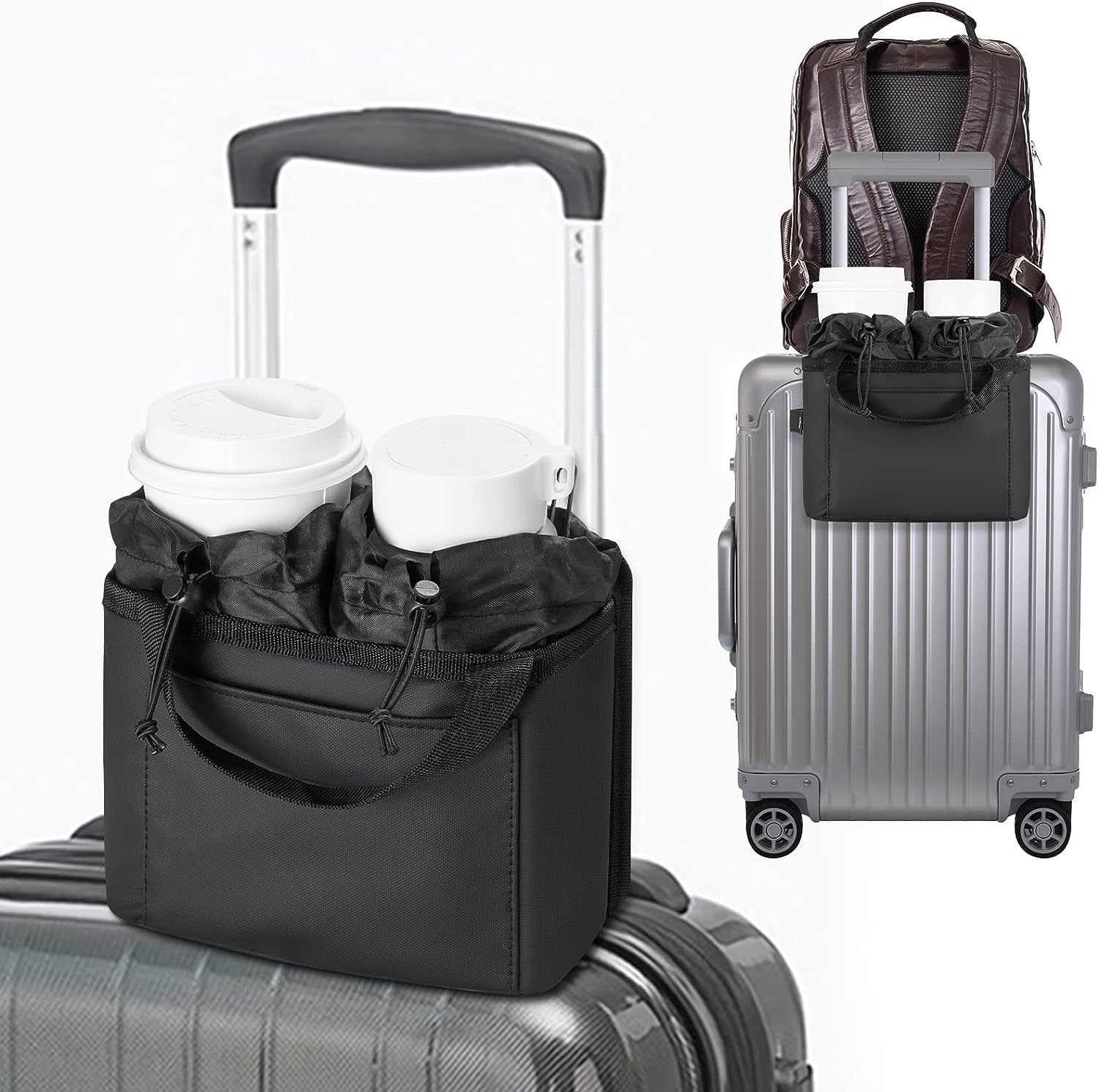 行李箱杯架免费饮料盒多功能旅行杯架luggage travel cup holder