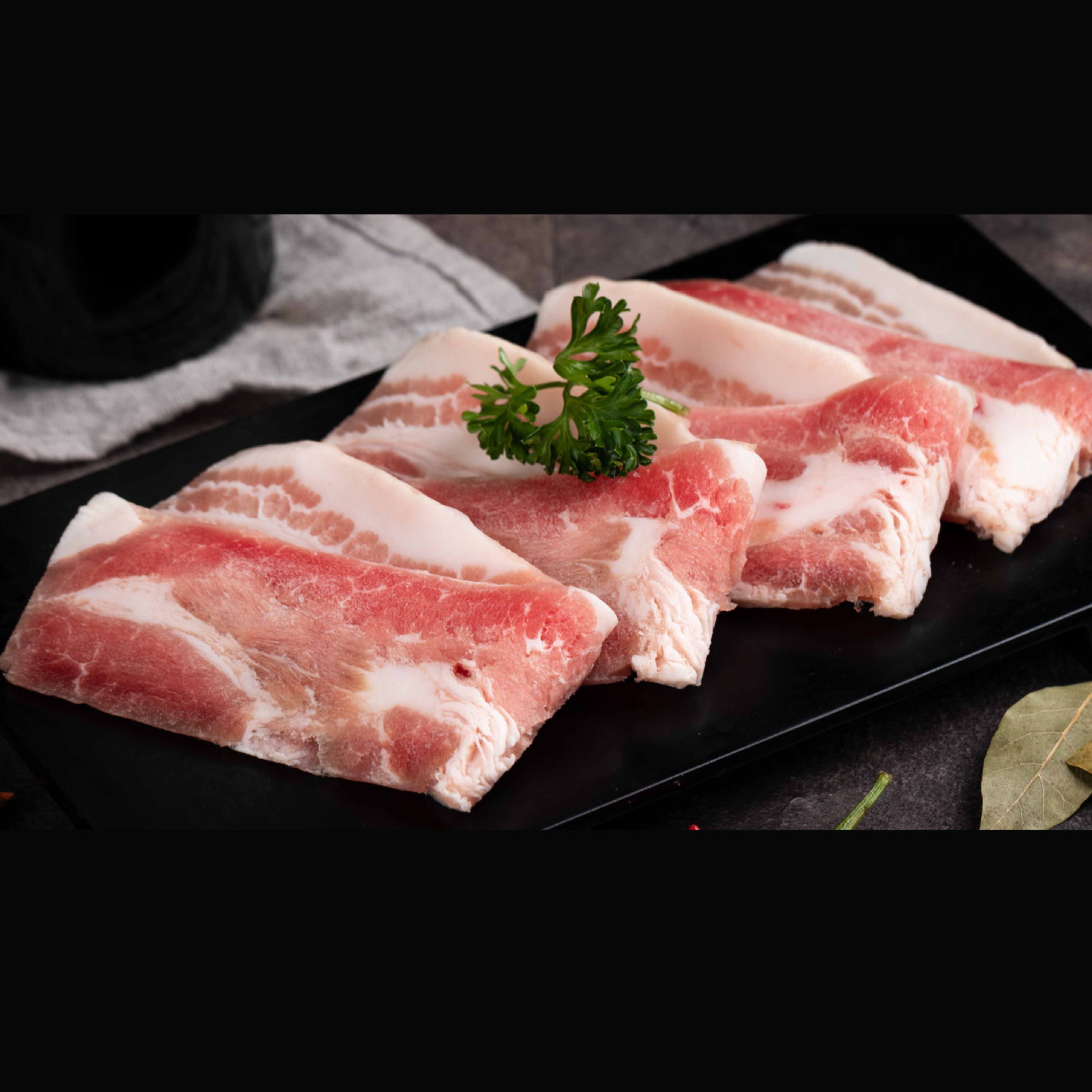 厨爽飞猪五花肉砖烤肉食材批发去皮五花肉冻货猪肉砖商用火锅食材