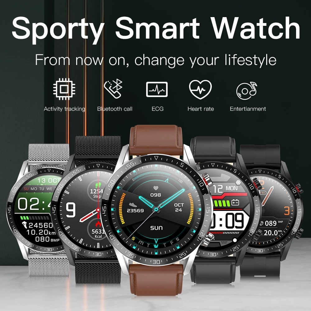供应智能手表l13心率血压运动计步通话蓝牙手环smart watch跨境