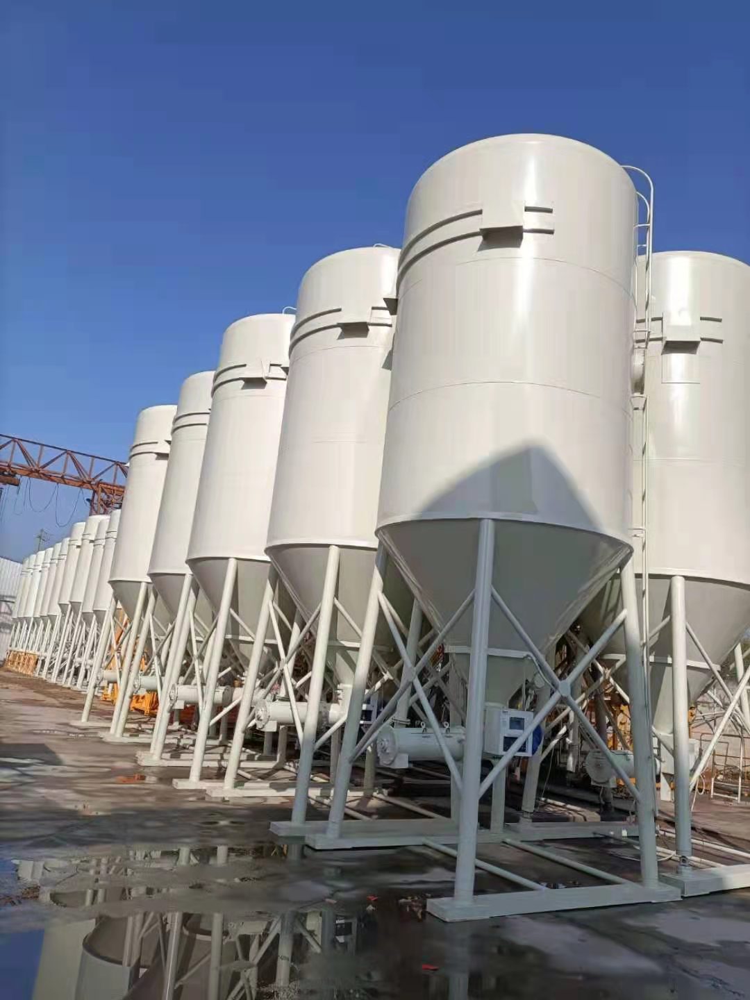 重庆干混砂浆搅拌罐,工地环保干混砂浆储料罐