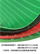 地垫橡胶垫防滑垫耐磨阻燃走廊车间仓库地胶商用加厚室外地毯脚垫