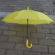 黄色雨伞儿童表演伞厂家现货批发舞蹈伞幼儿园广告伞团体操小黄伞