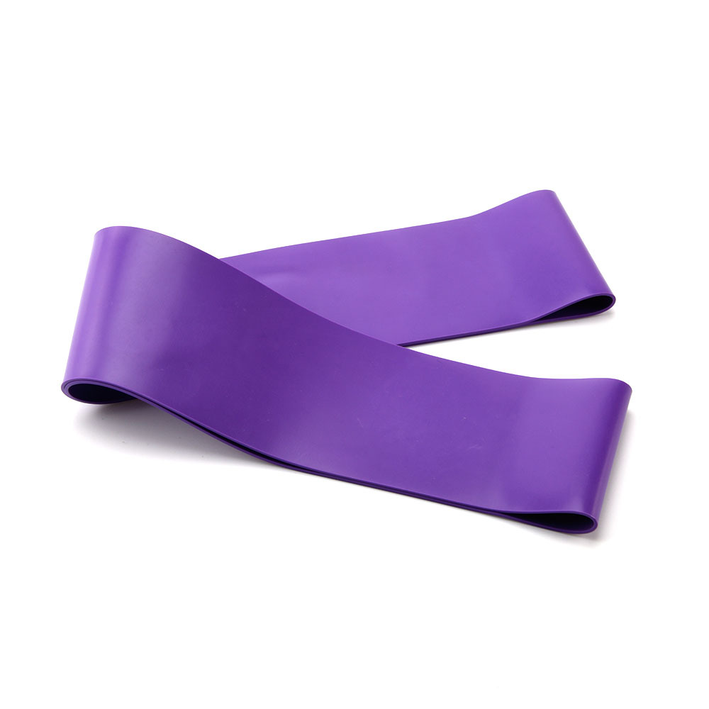 乳胶阻力带紫粉渐变色拉力带康复训练健身弹力带 瑜伽提臀圈厂家