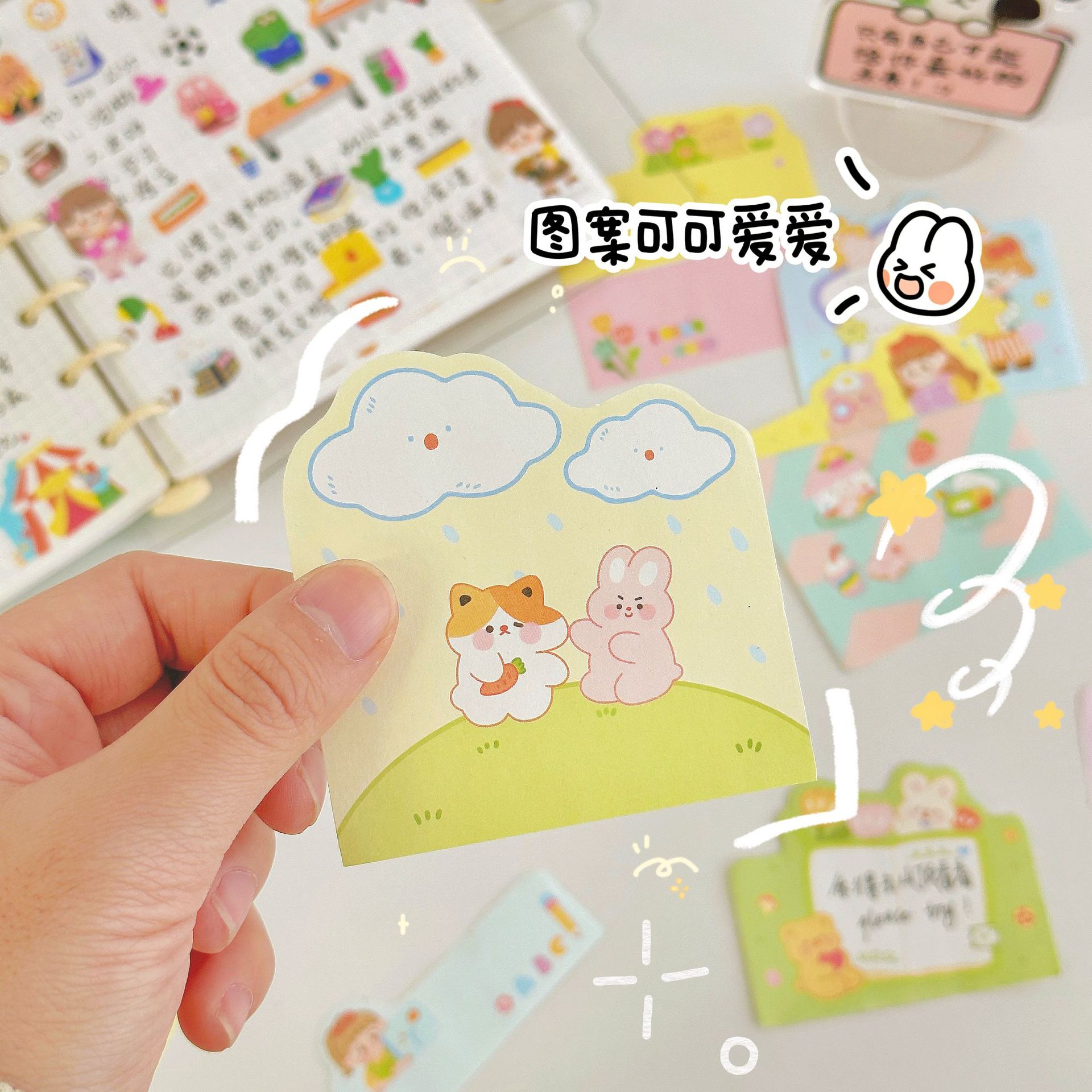 Cute Little Notebook Mini-Portable Pocket Notepad Student Stationery Prizes Gift Note Notepad Diary