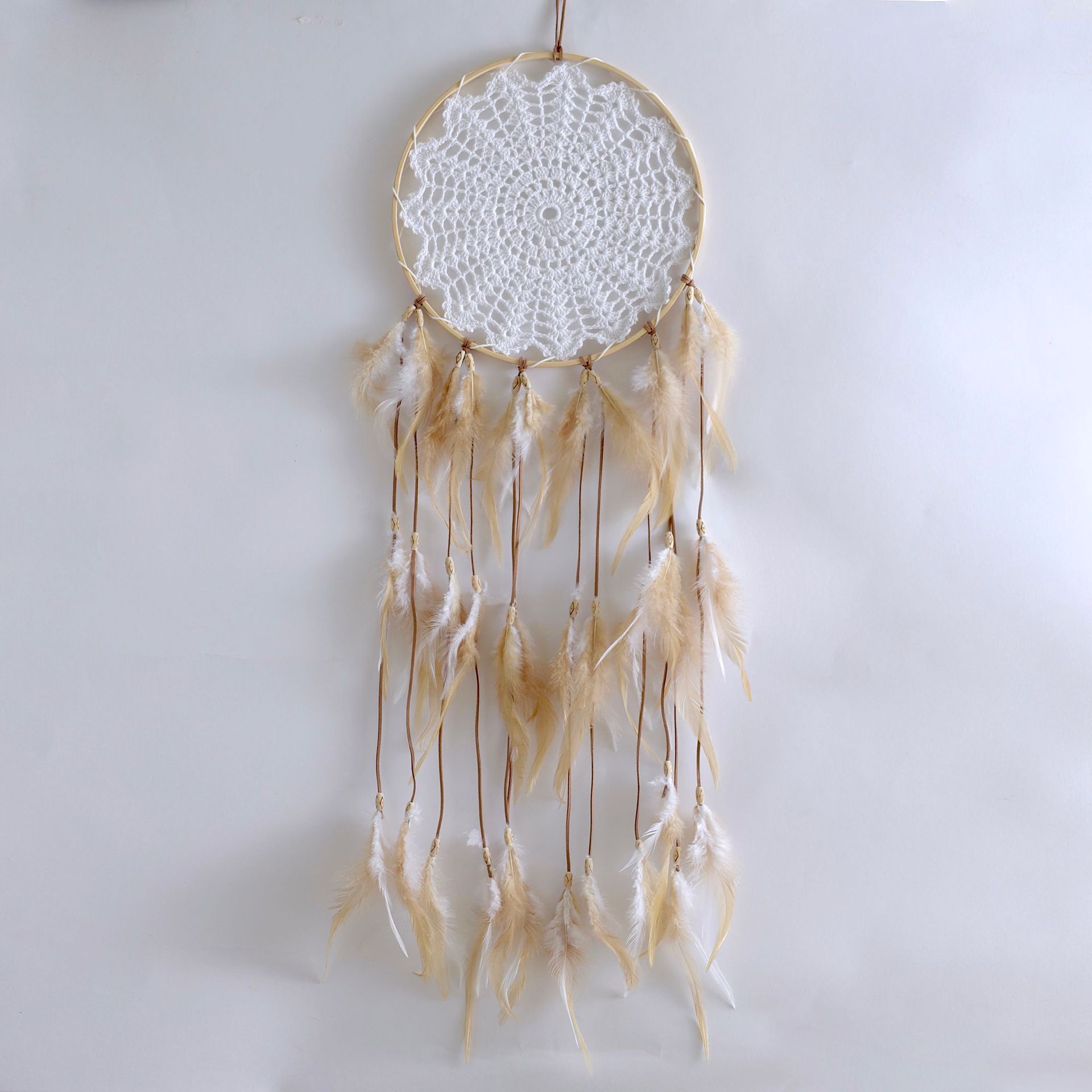 跨境外贸手工编织捕梦网家居挂饰墙面壁饰婚庆装扮