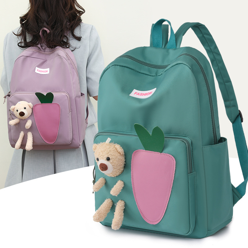 New Women's Cartoon Fashionable Backpack 2023 Summer New Backpack Online Red Hot Sale Large Capacity Wholesale