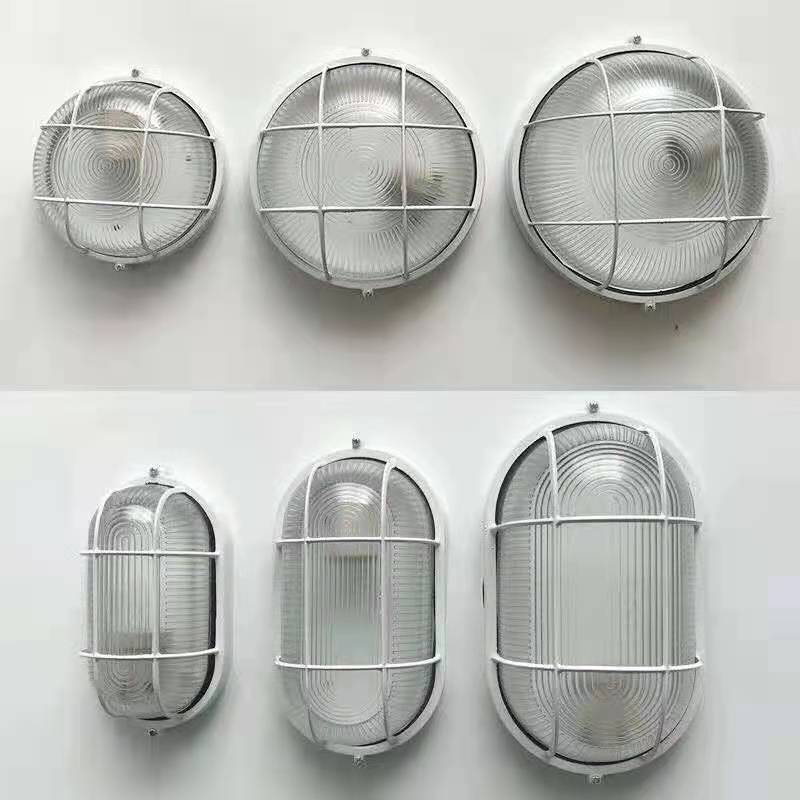 led三防灯壁灯大圆大椭防潮灯冷库灯防水灯井道灯吸顶灯
