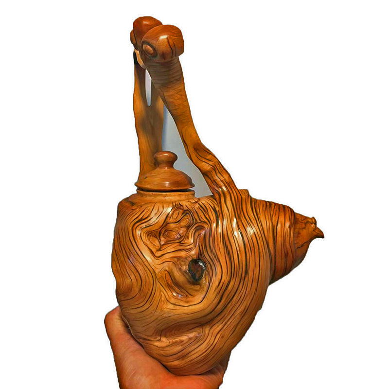 太行崖柏直播毛料摆件手把件陈化料雕刻树根根雕木雕北太行