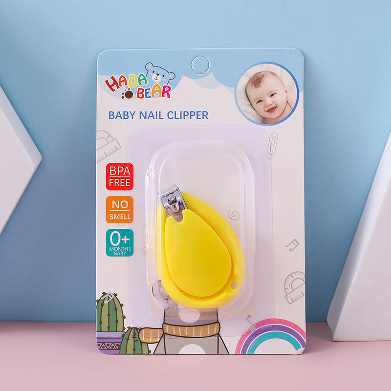 Spot Wholesale English Suction Card Baby Nail Clippers Safety Baby Nail Clippers Baby Shell Nail Clippers