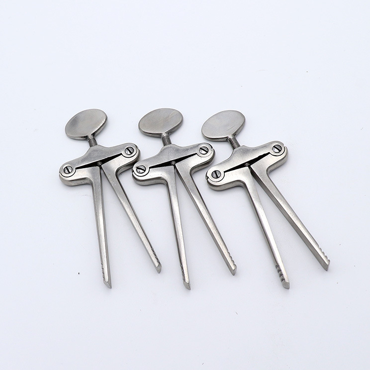 双鹿丁字式开口器急救抢救口腔开口器不锈钢牙科口腔耗材材料